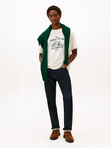 T-shirts korte mouw beige Tommy Hilfiger - Image 3