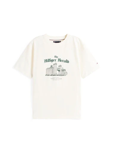 T-shirts korte mouw beige Tommy Hilfiger - Image 4