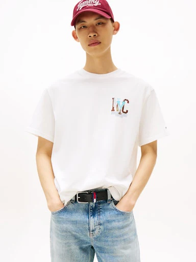 T-shirts korte mouw beige Tommy Jeans