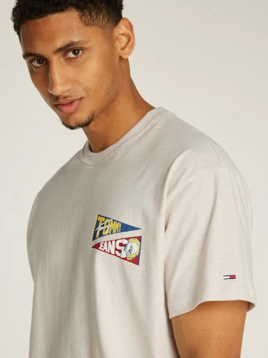 T-shirts korte mouw beige Tommy Jeans - Image 4