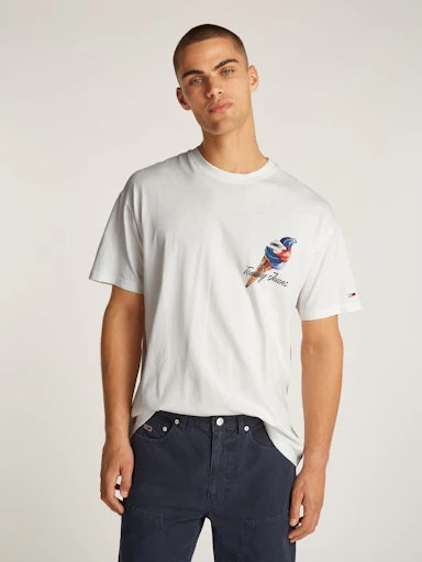 T-shirts korte mouw wit Tommy Jeans