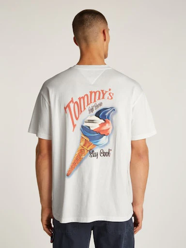 T-shirts korte mouw wit Tommy Jeans - Image 3