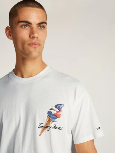 T-shirts korte mouw wit Tommy Jeans - Image 4