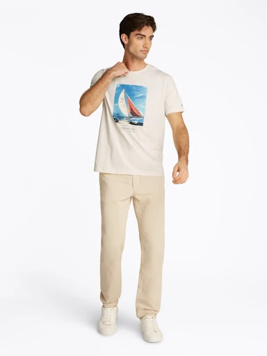 T-shirts korte mouw beige Tommy Hilfiger - Image 2