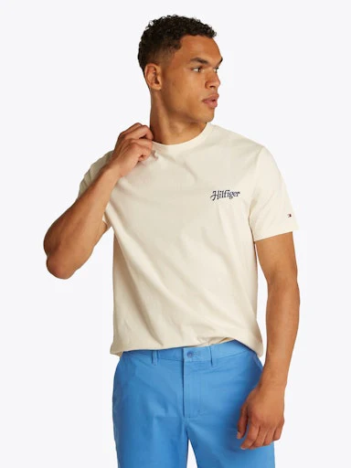 T-shirts korte mouw beige Tommy Hilfiger