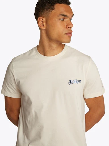 T-shirts korte mouw beige Tommy Hilfiger - Image 4