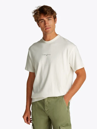 T-shirts korte mouw beige Tommy Jeans