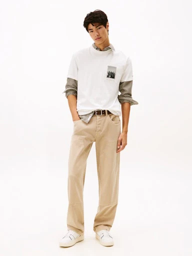 T-shirts korte mouw beige Tommy Jeans - Image 2