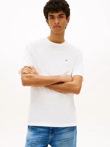 T-shirts korte mouw beige Tommy Jeans