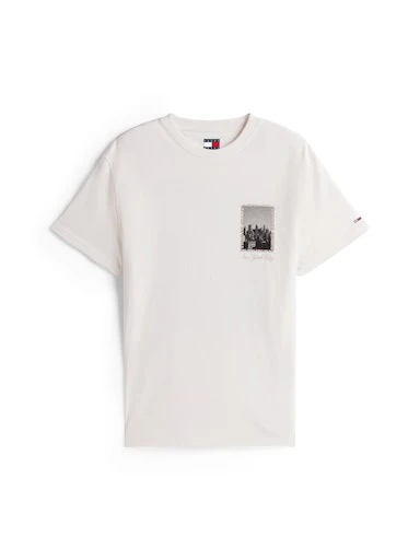 T-shirts korte mouw beige Tommy Jeans - Image 3