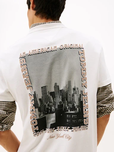 T-shirts korte mouw beige Tommy Jeans - Image 4