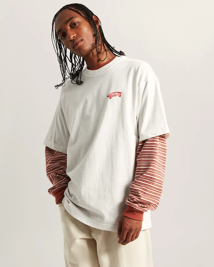 T-shirts korte mouw beige Vans