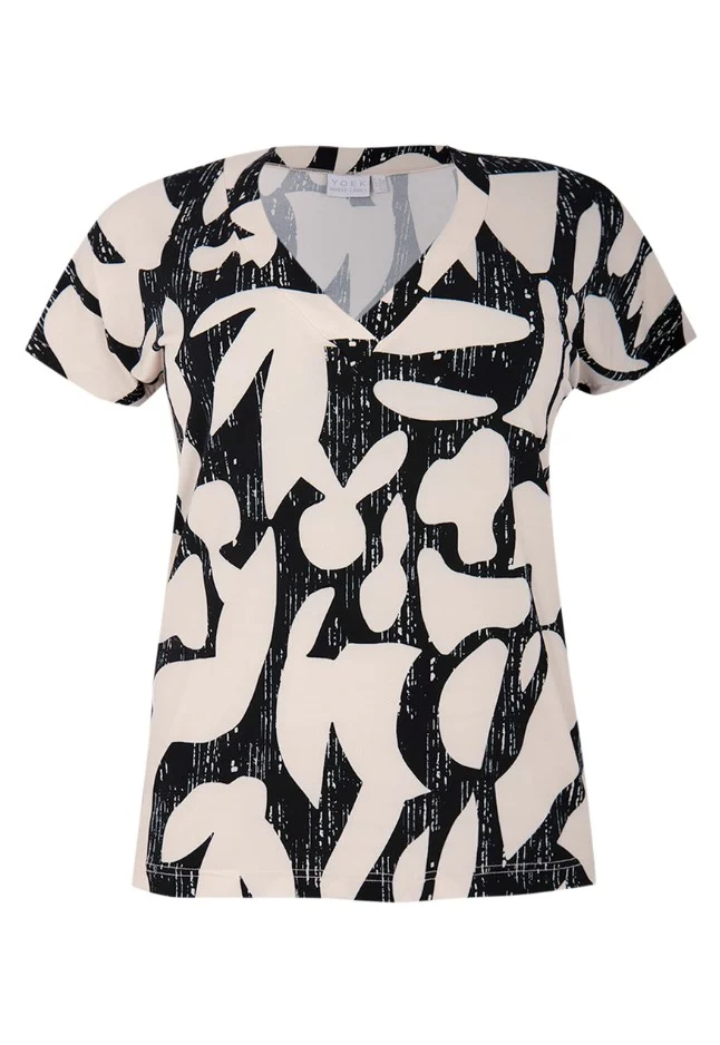 T-shirts korte mouw beige Yoek - Image 2