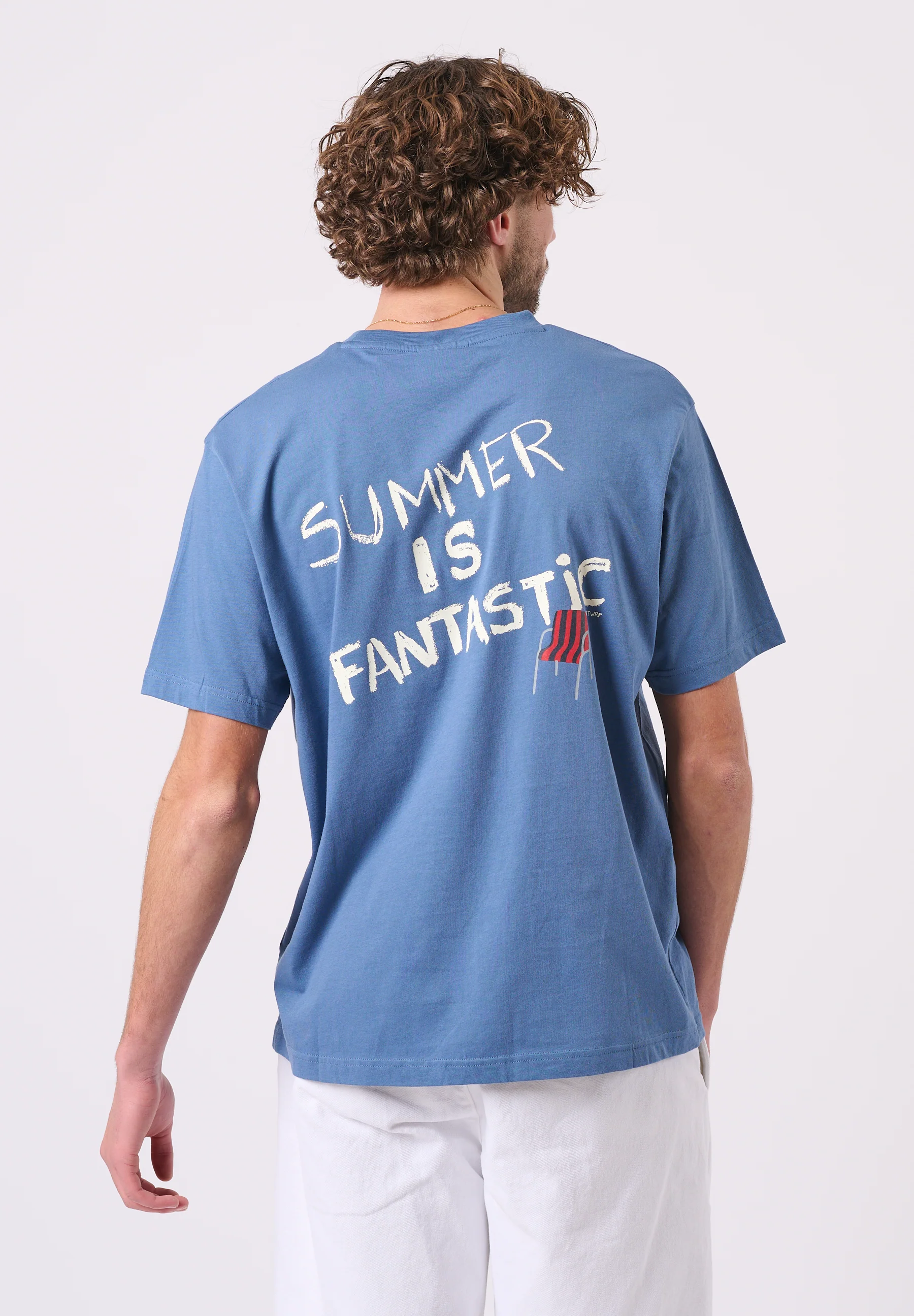 T-shirts korte mouw blauw ANTWRP