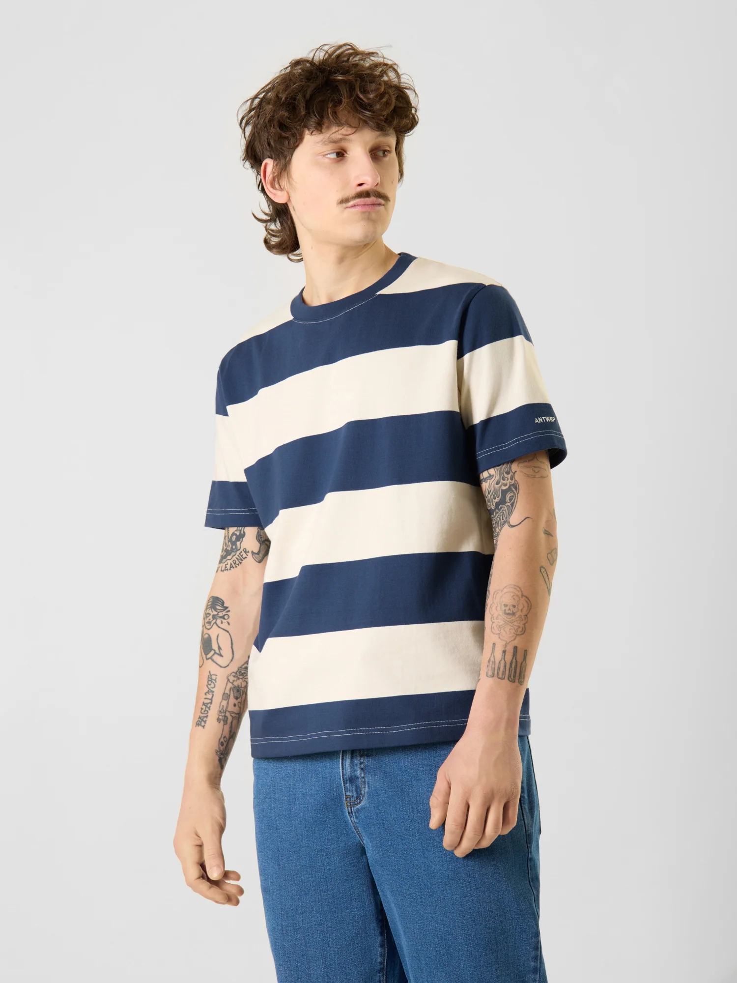 T-shirts korte mouw blauw ANTWRP