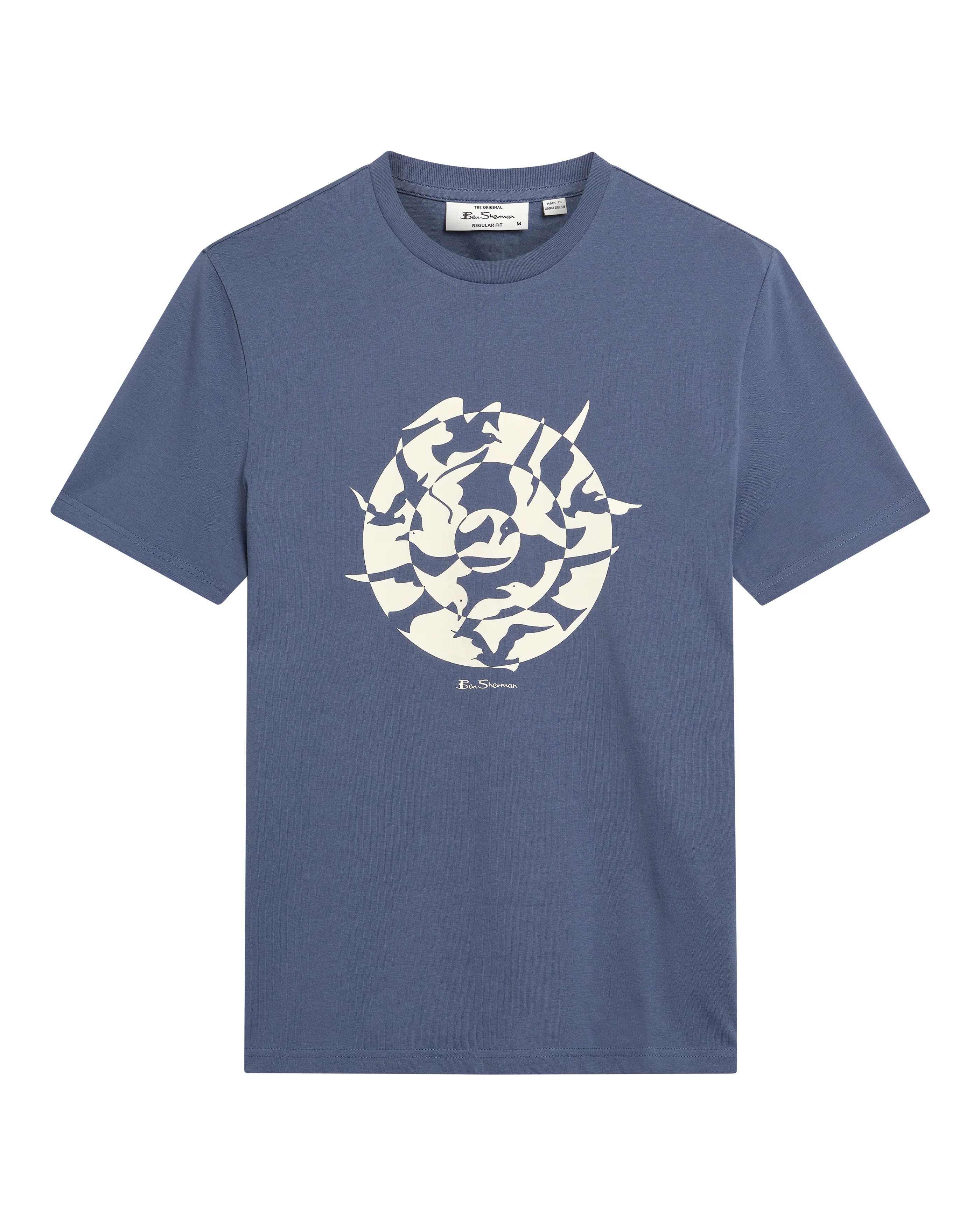 T-shirts korte mouw blauw Ben Sherman