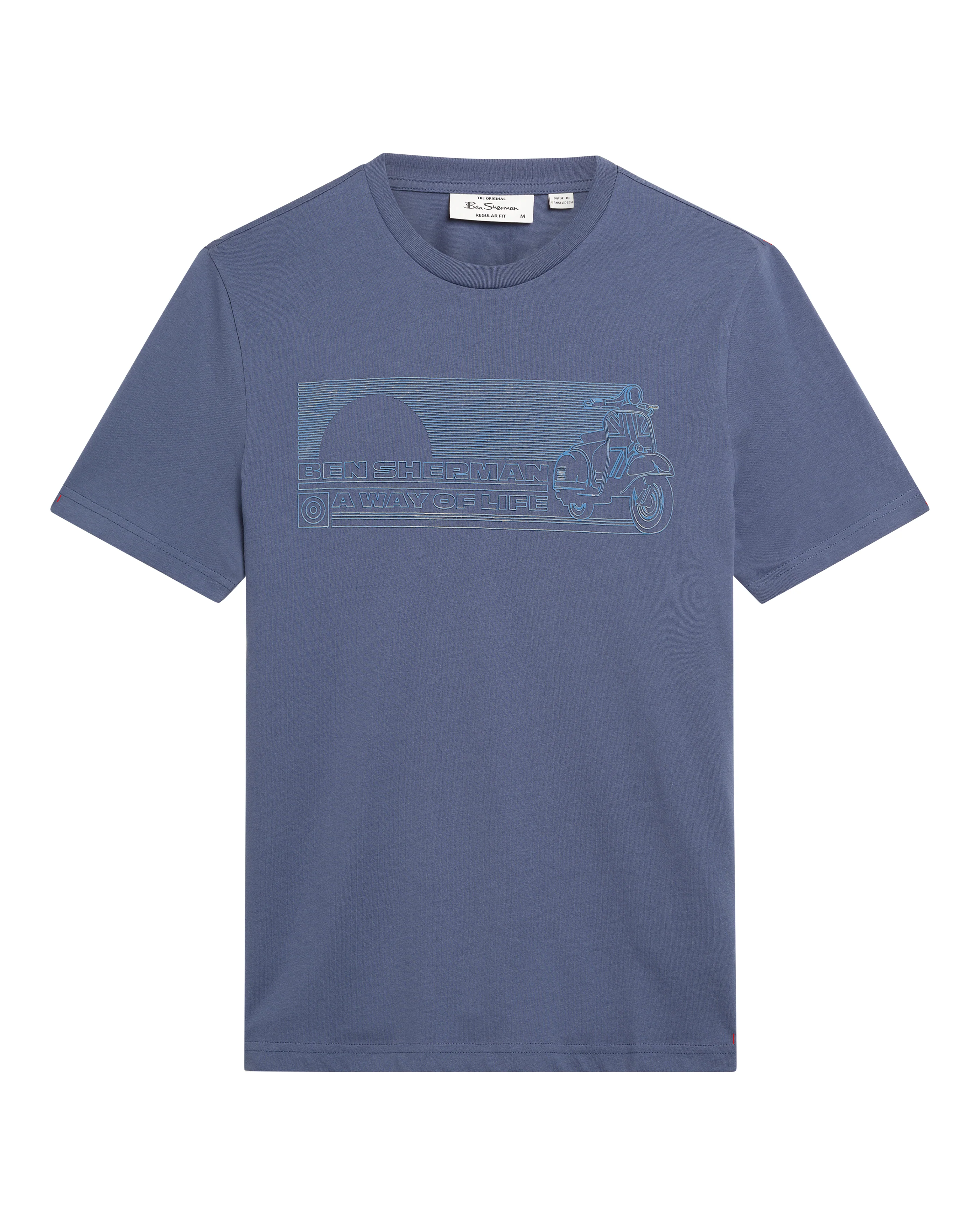 T-shirts korte mouw blauw Ben Sherman