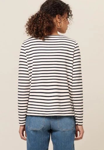 T-shirts lange mouw blauw Bianca - Image 2
