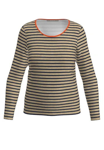 T-shirts korte mouw blauw Bianca
