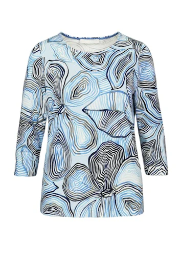 T-shirts lange mouw blauw Bianca - Image 2