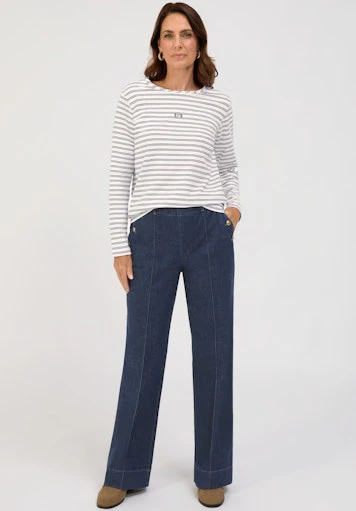 T-shirts korte mouw blauw Bianca - Image 5