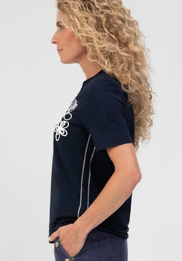 T-shirts korte mouw blauw Bianca - Image 3