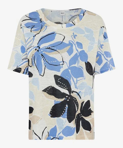 T-shirts korte mouw blauw BRAX