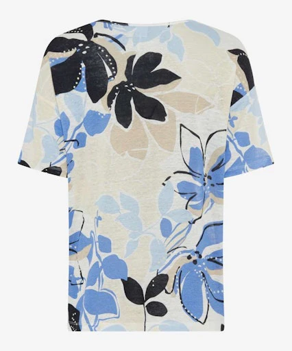T-shirts korte mouw blauw BRAX - Image 2