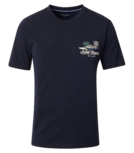 T-shirts korte mouw blauw Casa Moda
