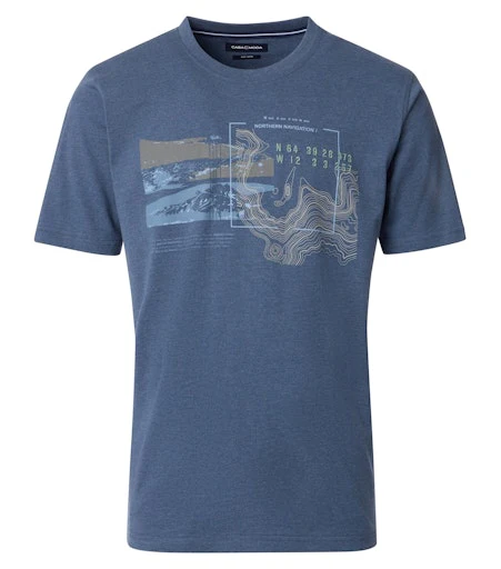 T-shirts korte mouw blauw Casa Moda