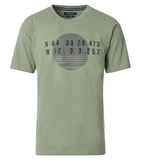 T-shirts korte mouw blauw Casa Moda