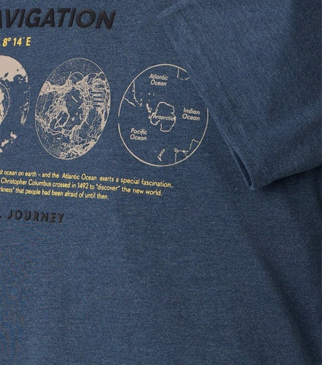 T-shirts korte mouw blauw Casa Moda - Image 2