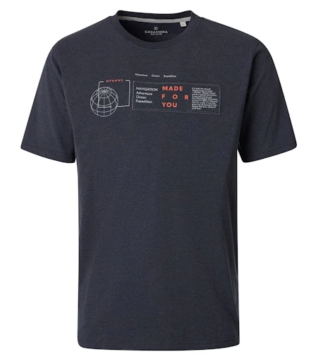 T-shirts korte mouw blauw Casa Moda