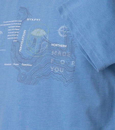 T-shirts korte mouw blauw Casa Moda - Image 2