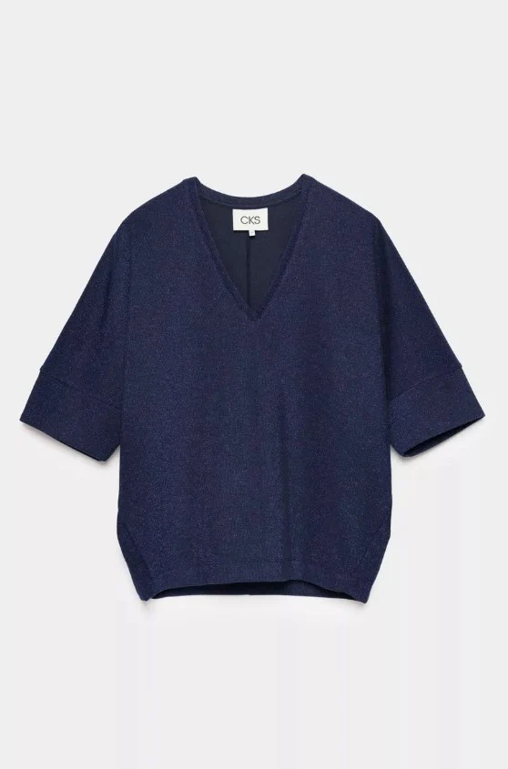 T-shirts korte mouw blauw CKS - Image 3