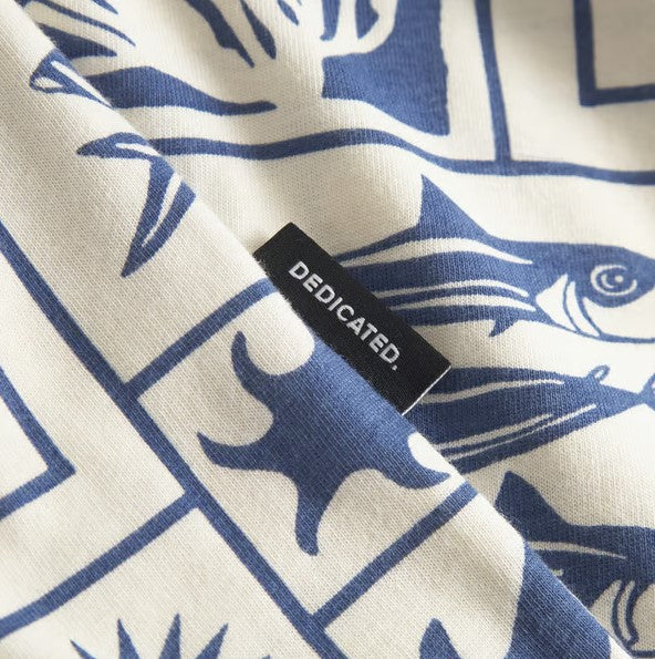 T-shirts korte mouw blauw Dedicated - Image 4