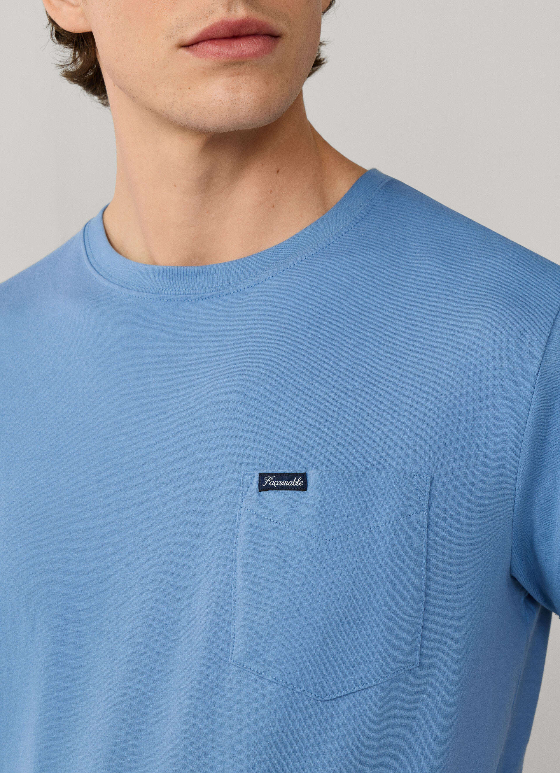 T-shirts korte mouw blauw Façonnable - Image 4
