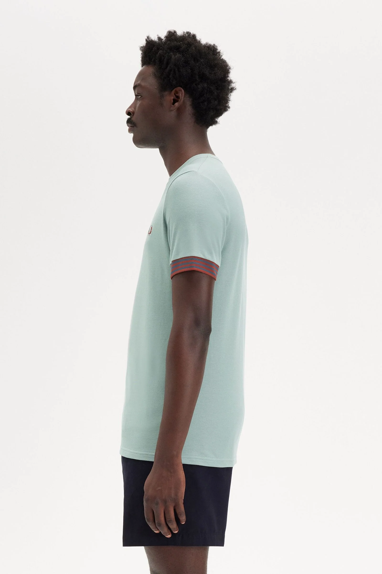 T-shirts korte mouw blauw Fred Perry - Image 2
