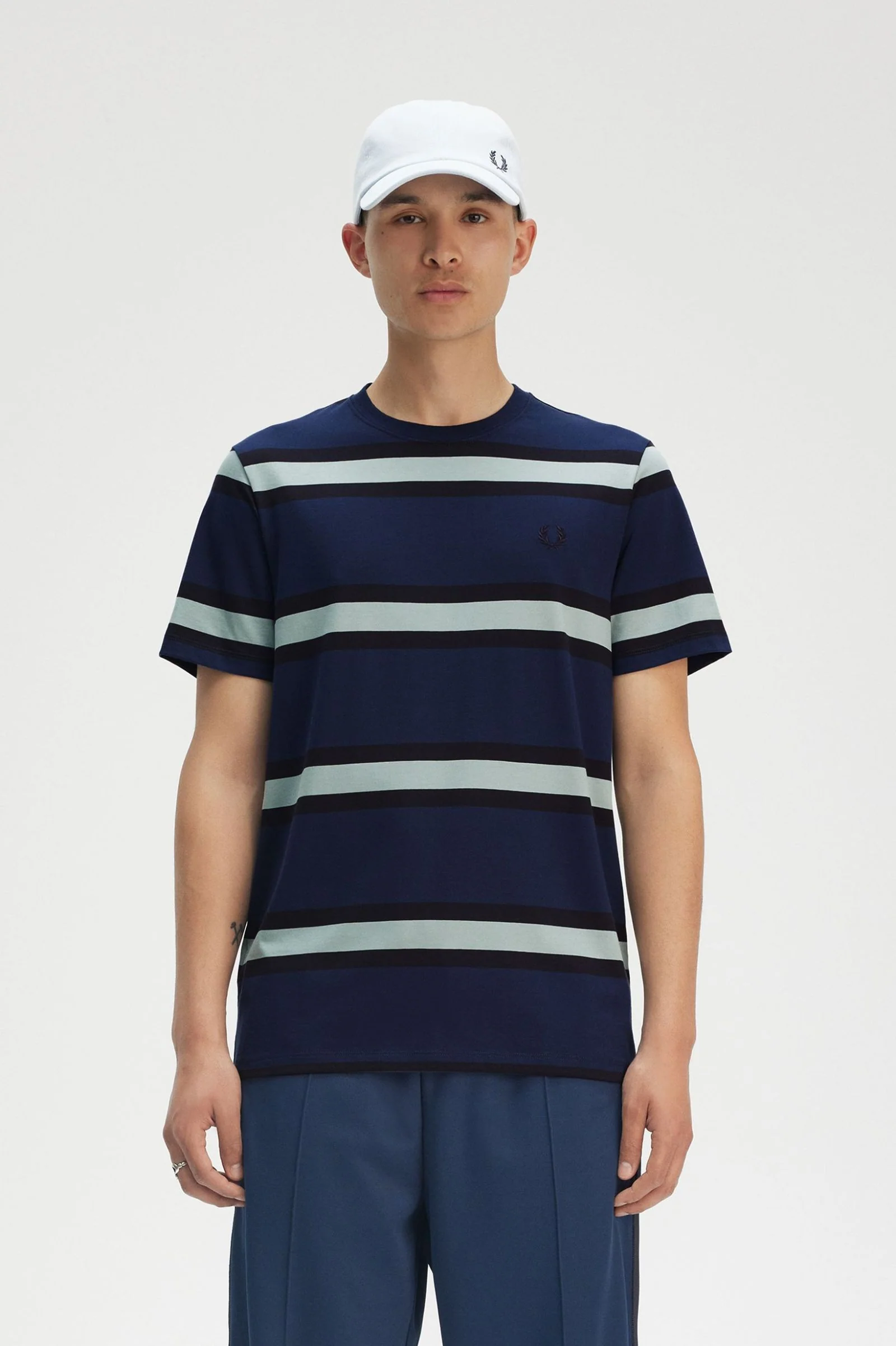 T-shirts korte mouw blauw Fred Perry