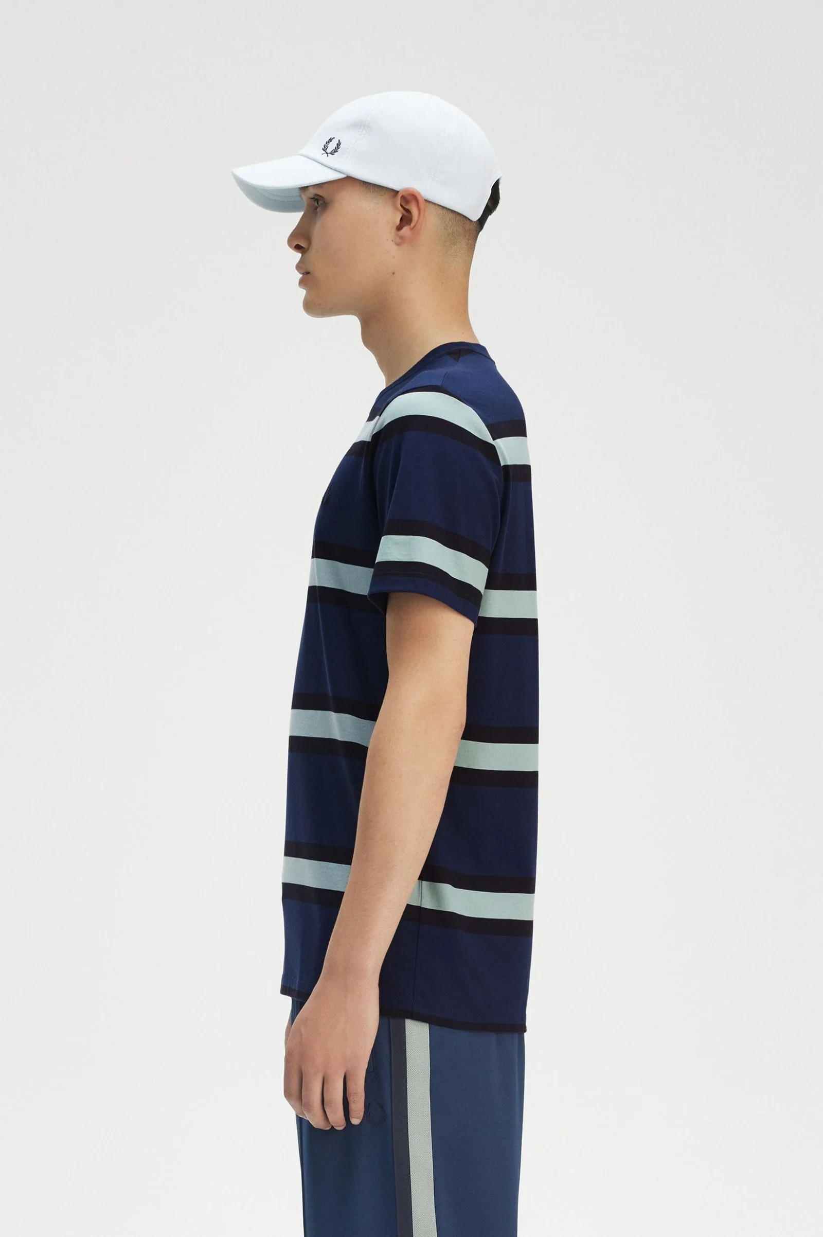 T-shirts korte mouw blauw Fred Perry - Image 2