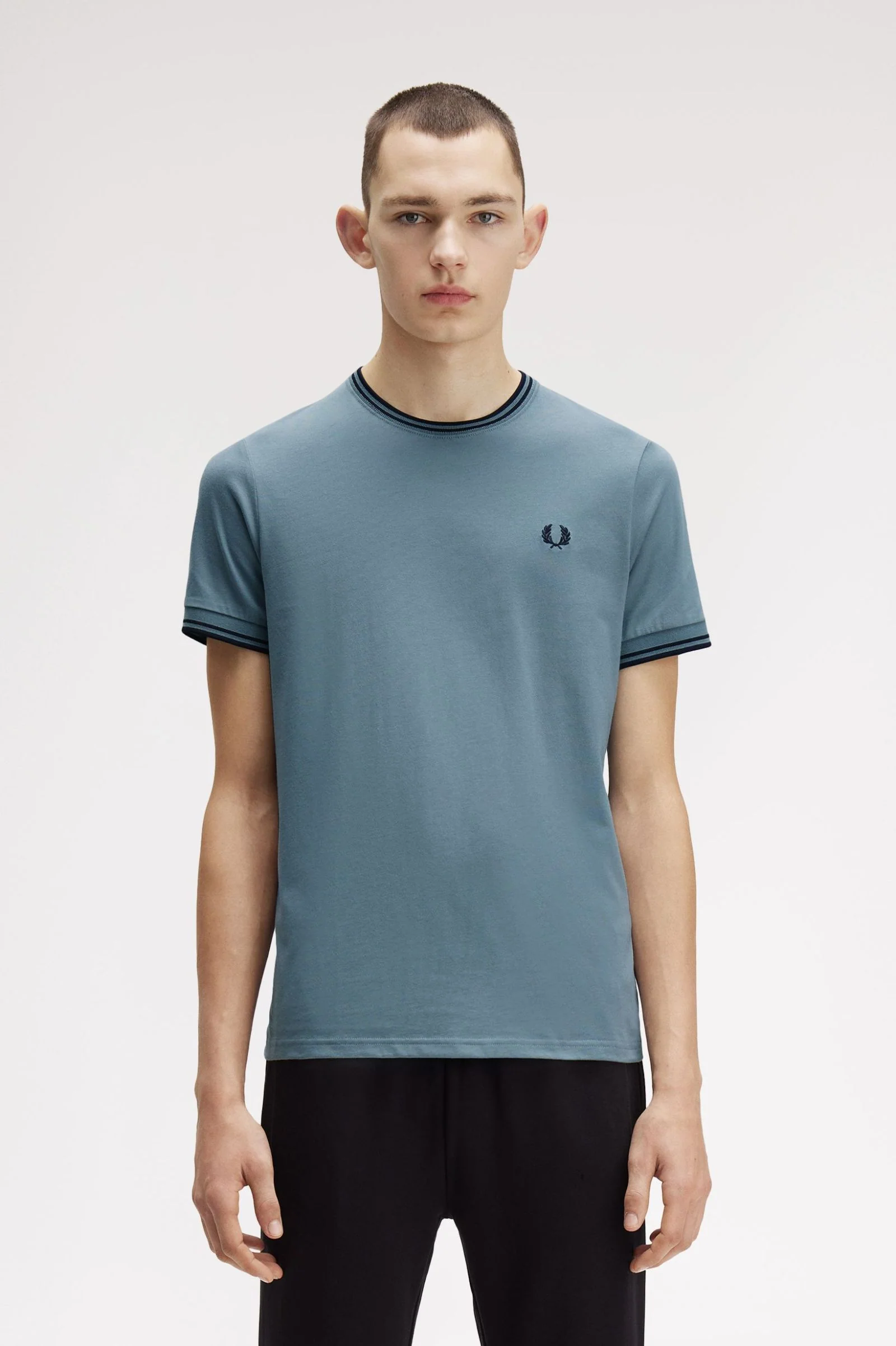 T-shirts korte mouw blauw Fred Perry