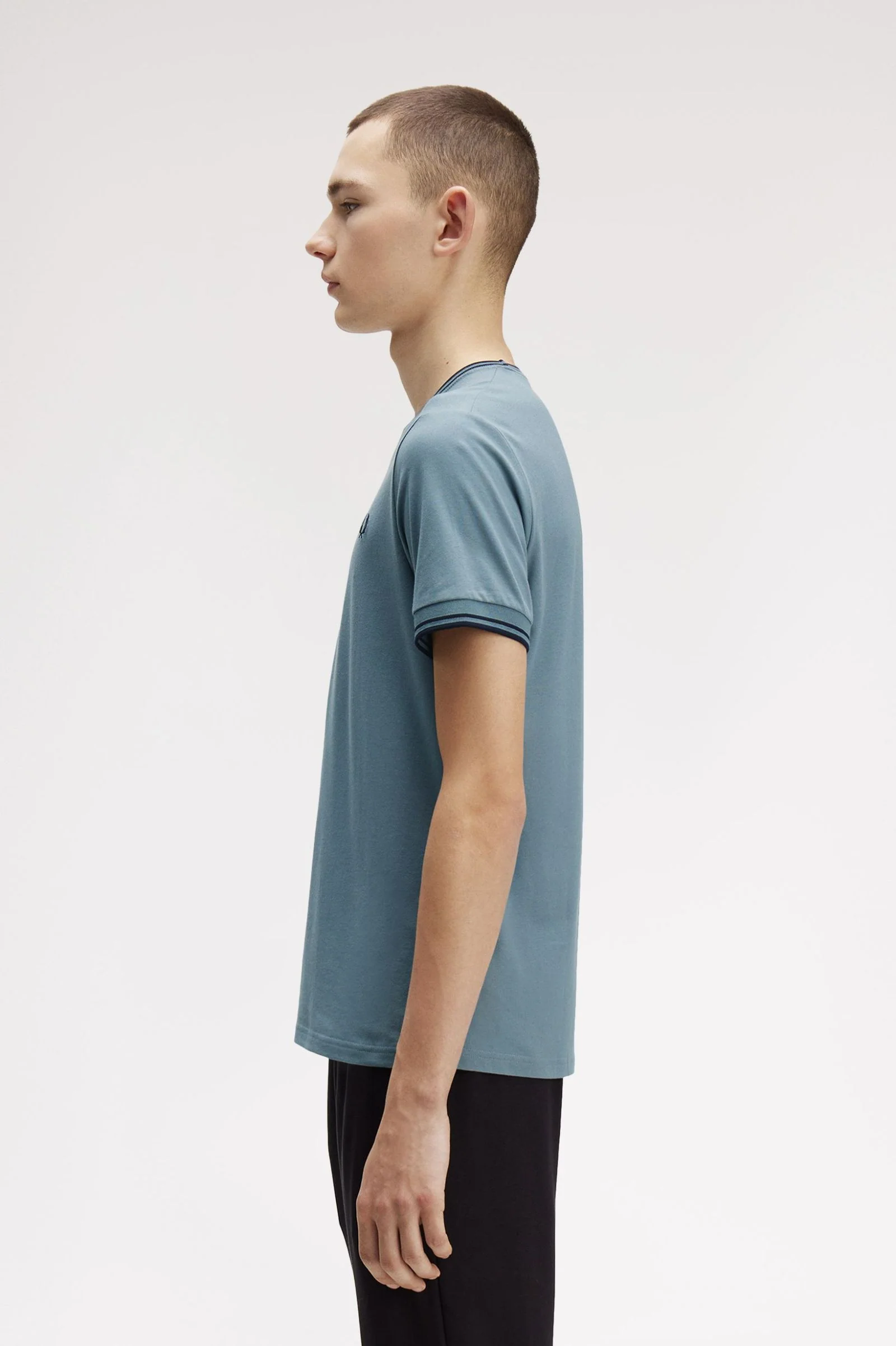 T-shirts korte mouw blauw Fred Perry - Image 3