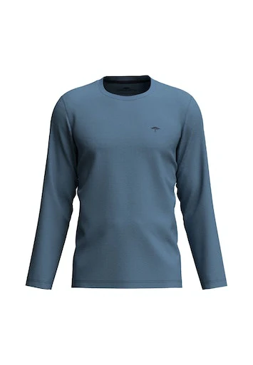 T-shirts lange mouw blauw Fynch-Hatton