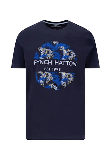 T-shirts korte mouw blauw Fynch-Hatton