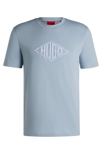 T-shirts korte mouw blauw HUGO RED
