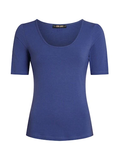 T-shirts korte mouw blauw King Louie