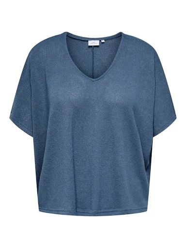 T-shirts korte mouw blauw ONLY Carmakoma
