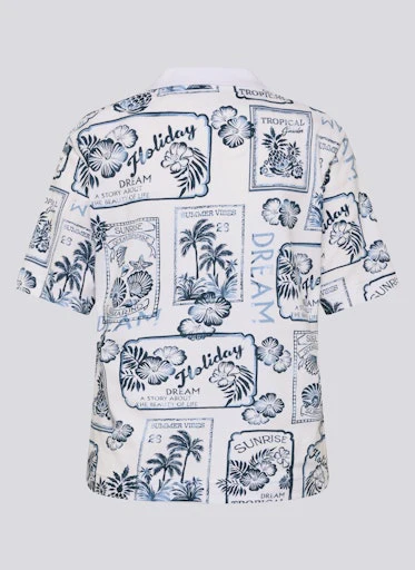 T-shirts korte mouw blauw Rabe - Image 8