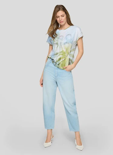 T-shirts korte mouw blauw Rabe