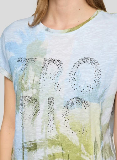 T-shirts korte mouw blauw Rabe - Image 5